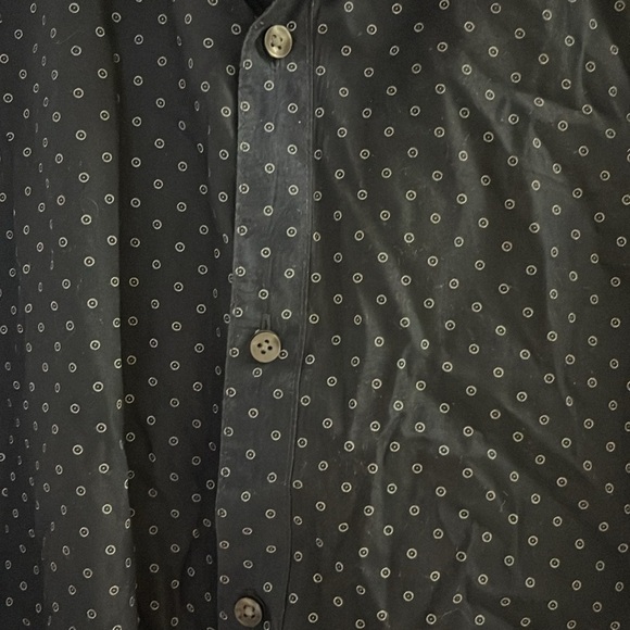Premium Jack Jones rack print size XL navy blue shirt, long sleeve 100% cotton - Picture 2 of 5